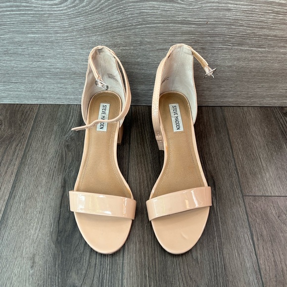 Steve Madden Women's Irenee Heeled Sandal, Pink Blush Patent, Size 10 - Picture 5 of 10